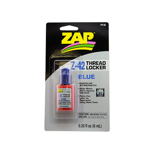 Zap-A-Gap Z-42 Blue Threadlocker (Medium Strength) .2oz/6ml