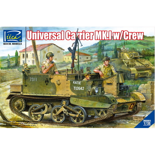 Riich Models 1/35 Universal Carrier Mk.1 w/crew (Full interior) Plastic Model Kit