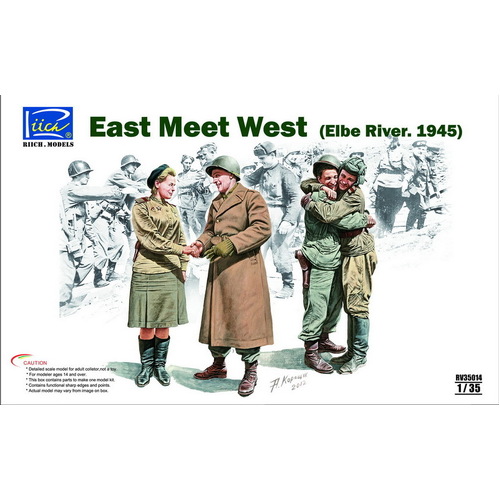 Riich Models 1/35 East meet West (Elbe River. 1945) Plastic Model Kit