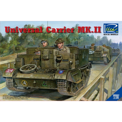 Riich Models 1/35 Universal Carrier Mk.II (full interior) Plastic Model Kit