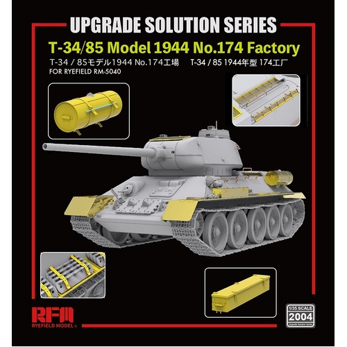 Ryefield T-34/85 Model 1944 No.174 Factory Upgrade Solution