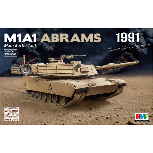 Ryefield 1/35 M1A1 abrams gulf war 1991 Plastic Model Kit