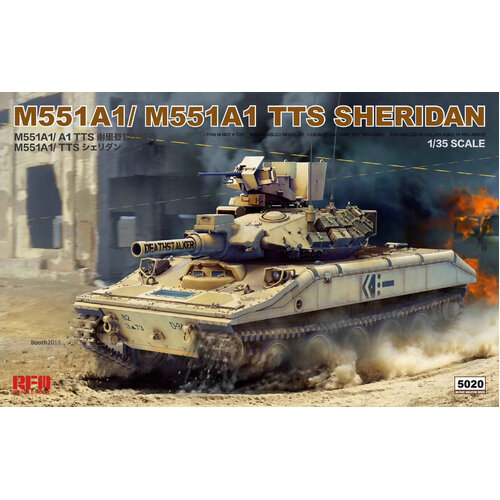 Ryefield 1/35 M551A1/ A1TTS Sheridan Plastic Model Kit