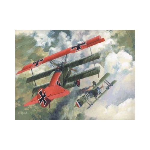 Roden 1/72 FOKKER Dr.I Plastic Model Kit