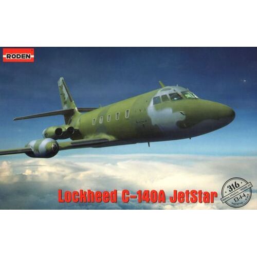 Roden 1/144 Lockheed C-140A Jetstar Plastic Model Kit