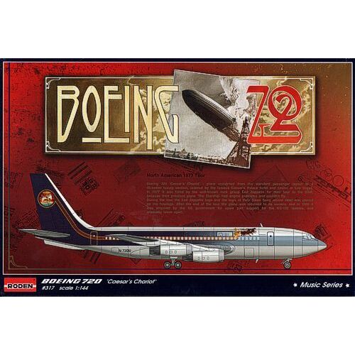 Roden 1/144 Boeing 720 Caesar's Chariot Plastic Model Kit