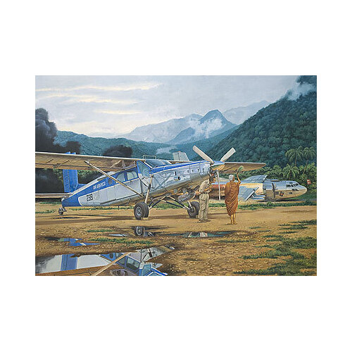 Roden 1/48 PILATUS TURBO-PORTER PC-6/B1-H2 Plastic Model Kit