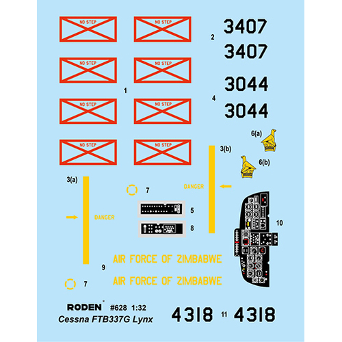 Roden 1/32 REIMS FTB337G LYNX "BUSH WAR" Plastic Model Kit