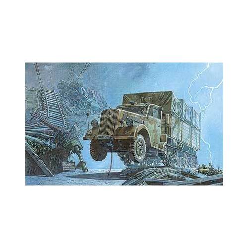 Roden 1/72 OPEL BLITZ MAULTIER SEMI-TRUCK Plastic Model Kit