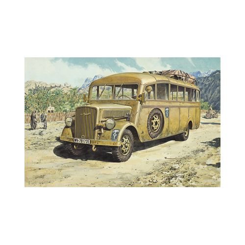 Roden 1/72 OPEL BLITZ OMNIBUS model W39 Ludewig built late Plastic Model Kit