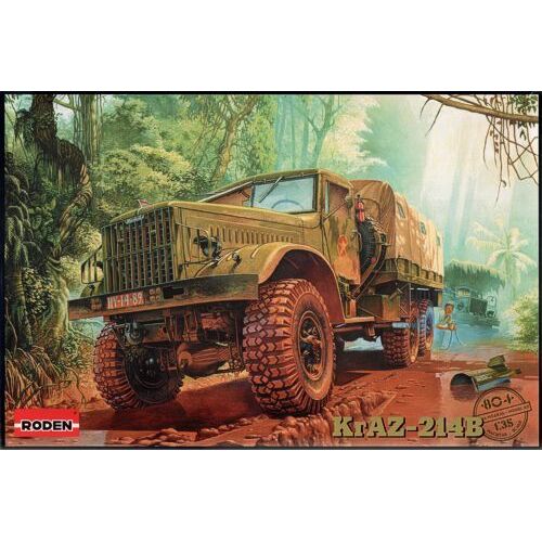 Roden 1/35 KrAZ-214B Plastic Model Kit