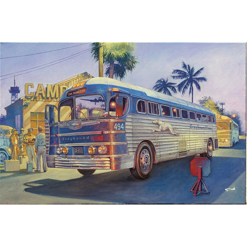 Roden 1/72 PD-3701 Silverside Bus - 1947 Plastic Model Kit