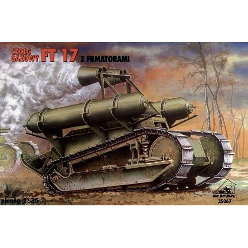 RPM 1/35 CHEMICAL FT-17 (to make a smoke screen) Plastic Model Kit