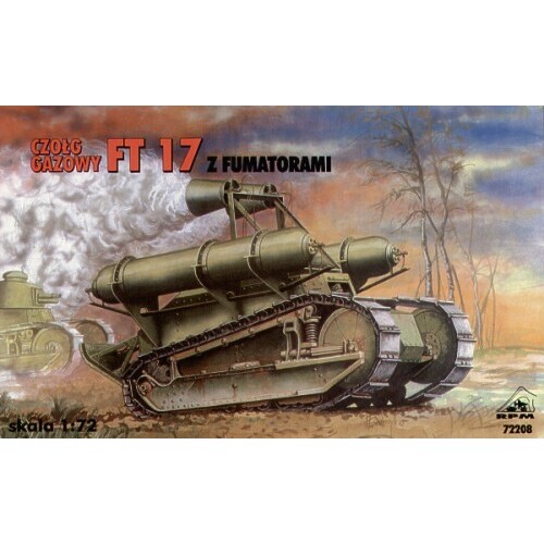 RPM 1/72 CHEMICAL TANK FT-17 (to make a smoke screen) Plastic Model Kit