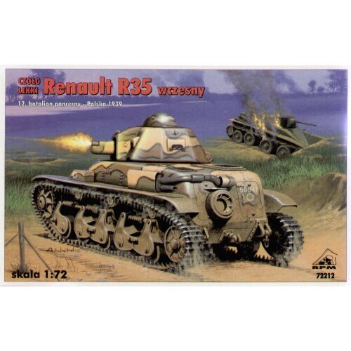 RPM 1/72 Light tank Renault R35 early ver. (Poland - 1939) - Plastic Model Kit