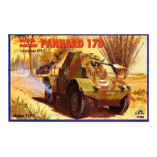 RPM 1/72 Armored car AMD Panhard 178 w/turret APX-3 Plastic Model Kit