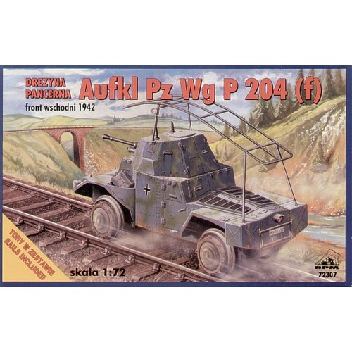 RPM 1/72 Armored draisine Aufkl Pz Wg (Fu) P-204 (f) Plastic Model Kit