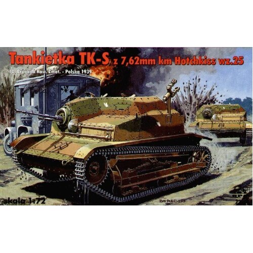 RPM 1/72 Tankette TK-S with 7,62mm km Hotchkiss wz.35 Plastic Model Kit