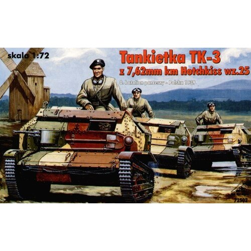 RPM 1/72 TKS-3 Tankette with 7,62 mm Hotchkiss wz.25 Plastic Model Kit