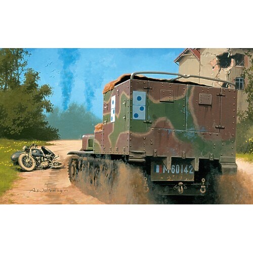 RPM 1/72 Tracteur blinde Lorraine 38L VBCP (France - 1940) Plastic Model Kit