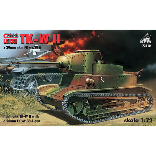 RPM 1/72 Light Tank TKW II Plastic Model Kit