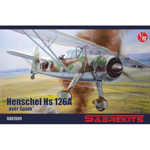 SabreKits 1/72 Hs 126 "Spain" Plastic Model Kit