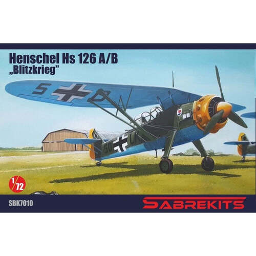 SabreKits 1/72 Hs 126 "Blitzkrieg" Plastic Model Kit