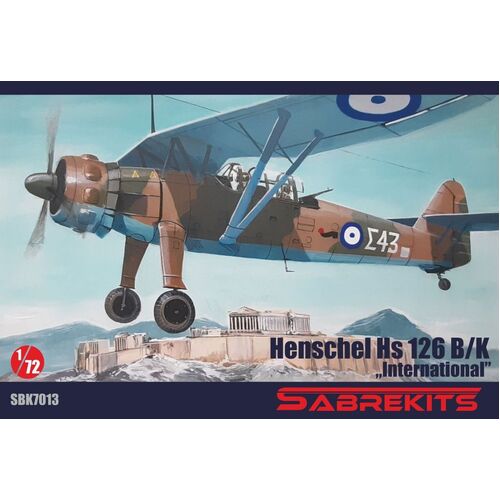 SabreKits 1/72 Hs 126 "Internationa'l Plastic Model Kit