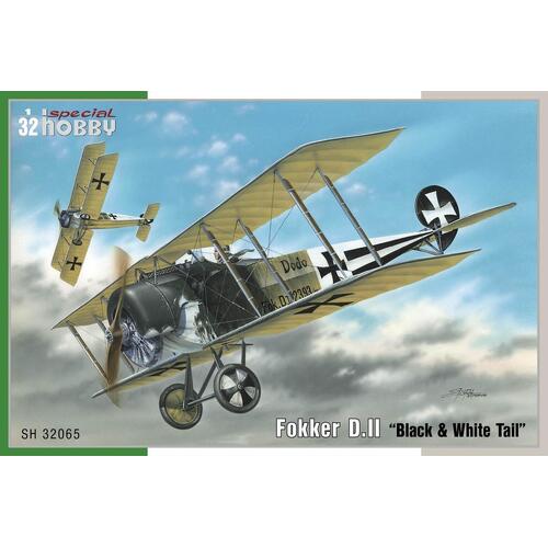 Special Hobby 1/32 Fokker D.II “Black & White Tail” Plastic Model Kit