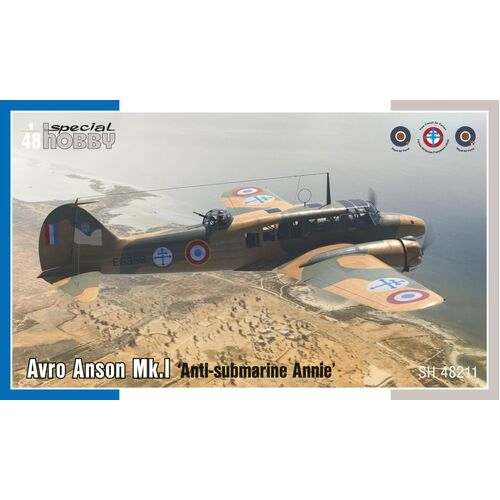 Special Hobby 1/48 Avro Anson Mk.I ‘Anti-submarine Annie’ Plastic Model Kit