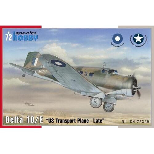 Special Hobby 1/72 Delta 1D/E US Transport plane Plastic Model Kit *Aus Decals*