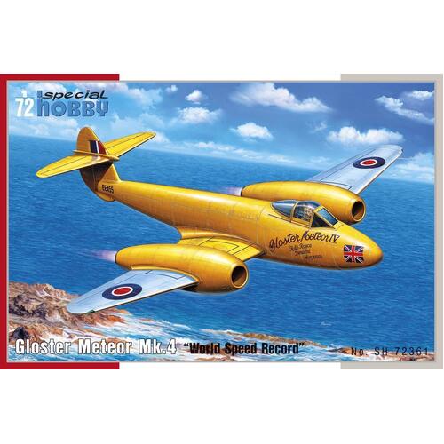 Special Hobby 1/72 Gloster Meteor Mk.4 "World Speed Record" Plastic Model Kit