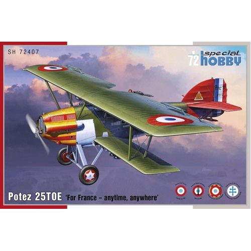 Special Hobby 1/72 Potez 25 TOE Plastic Model Kit