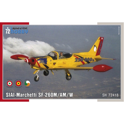 Special Hobby 1/72 SIAI-Marchetti SF-260M/AM/W Plastic Model Kit