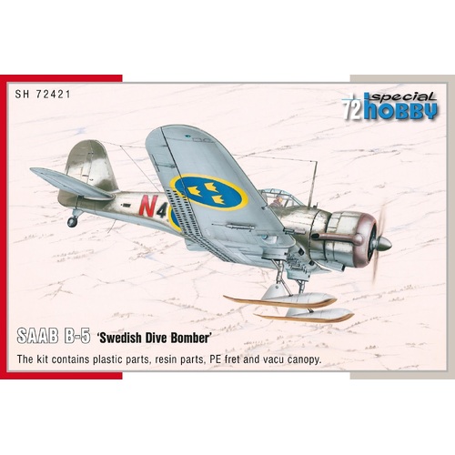 Special Hobby 1/72 SAAB B-5 ‘Swedish Dive Bomber’ Plastic Model Kit