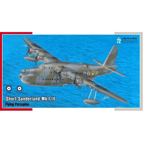 Special Hobby 1/72 Short Sunderland Mk.I/II ‘The Flying Porcupine’ Plastic Model Kit *Aus Decals*