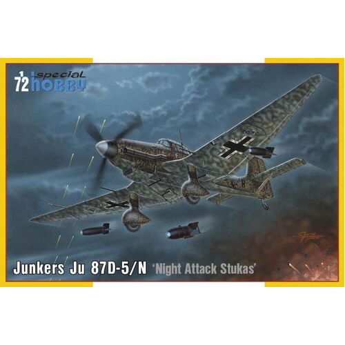 Special Hobby 1/72 Junkers Ju 87D-5/N/D-8 ‘Night Attack Stukas’ Plastic Model Kit