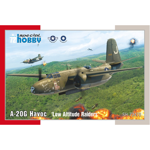 Special Hobby 1/72 A-20G Havoc ‘Low Altitude Raiders’ Plastic Model Kit *Aus Decals*