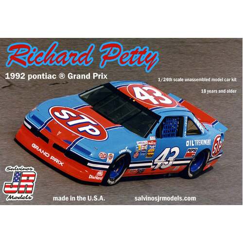 Salvinos J R RPGP1992A 1/24 Richard Petty #43 Pontiac Grand Prix 1992