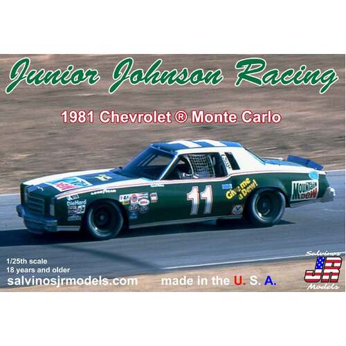 Salvinos J R JJMC1981R 1/25 Junior Johnson Racing 1981 Chevrolet Monte Carlo Driver: Darrell Waltrip