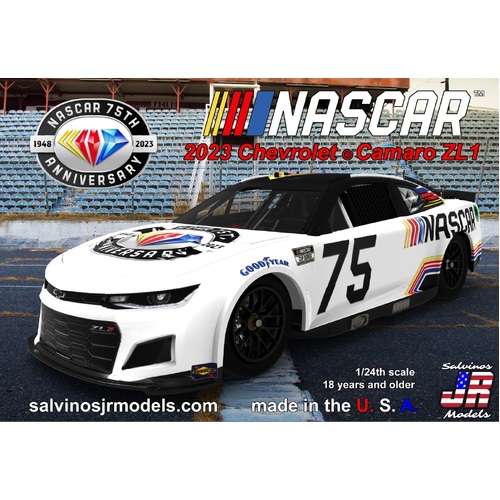 Salvinos J R 1/24 NASCAR 75th Diamond Anniversary 2023 Chevrolet Camaro ZL1