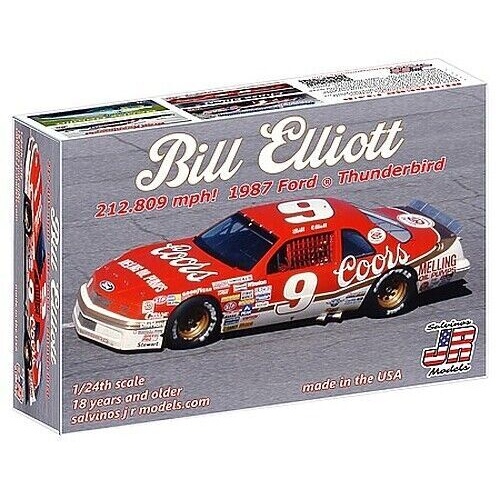 Salvinos J R 1/24 Bill Elliott 1987 Ford Thunderbird "212 MPH" Plastic Model Kit [BEF1987T]