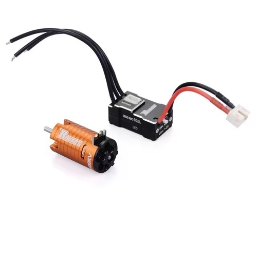 Surpass Rocket V2 Orange Mini-z 1410 brushless motor 9500kv w/ Black 18A ESC combo set