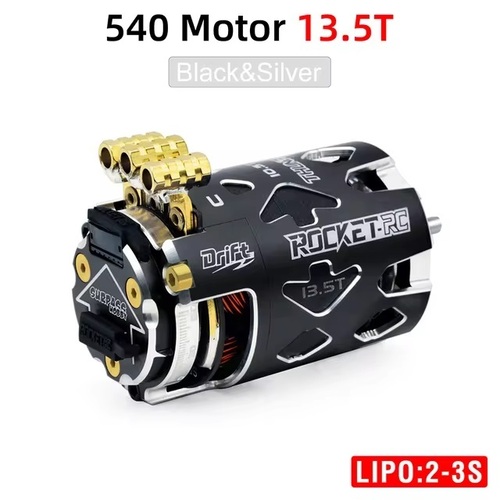 Surpass Rocket-RC THUNDER POWER 540 DRIFT sensored motor Black 13.5T