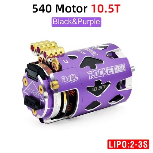 Surpass Rocket-RC THUNDER POWER 540 DRIFT sensored motor Purple 10.5T