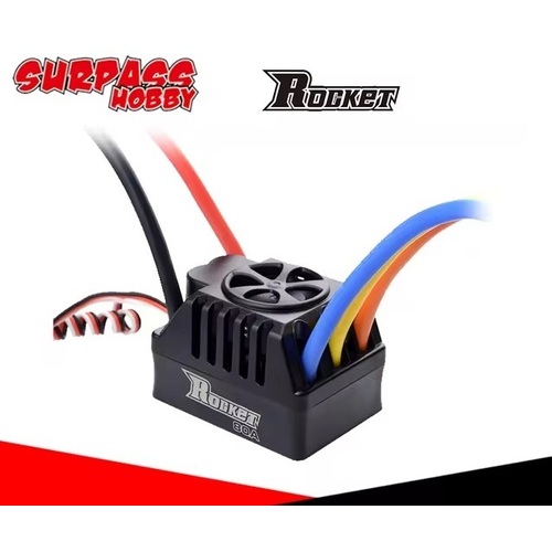 Surpass Rocket-RC 80A  ESC brushed  for  Crawler car Gold