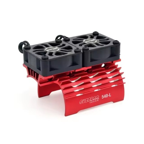 Surpass 60*30*40 red + black fan for 1/10 motor Red