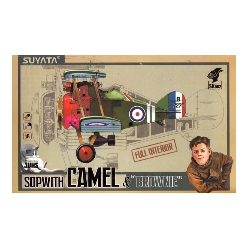 Suyata Sopwith Camel & "Brownie" Plastic Model Kit