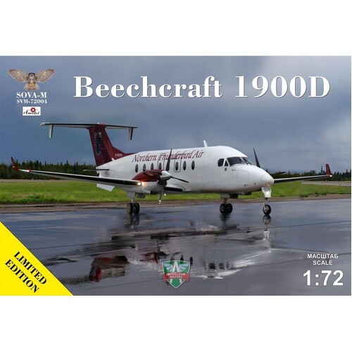 Sova-M 1/72 Beechcraft 1900D NorthernThunderbird Air C-FDTR Plastic Model Kit