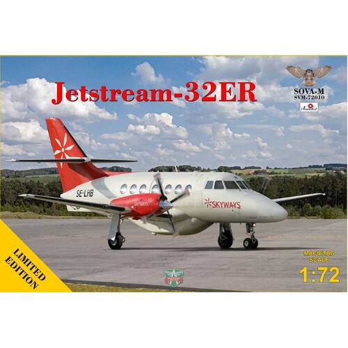 Sova-M 1/72 JetStream-32ER Plastic Model Kit